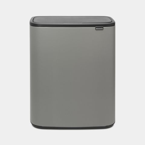 brabantia Bo Touch Bin 2 x 30 liter - Mineral Concrete Grey brabantia Bo Touch Bin 2 x 30 liter - Mineral Concrete Grey