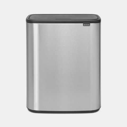 brabantia Bo Touch Bin 60 liter - Matt Steel Fingerprint Proof