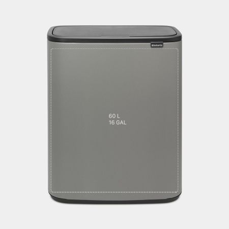 Brabantia Bo Touch Bin 60 Liter - Mineral Concrete Grey