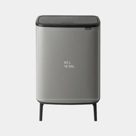 Brabantia Bo Touch Bin Hi 60 Liter - Mineral Concrete Grey