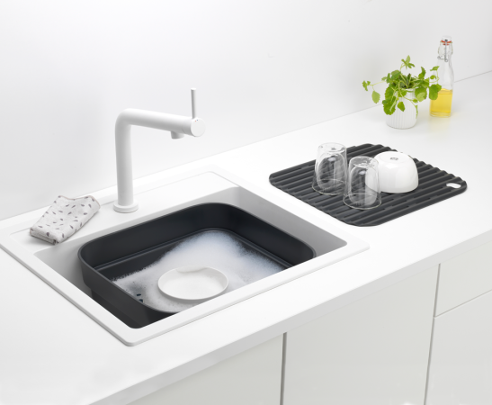 Brabantia Afwasbak Met Droogrek SinkSide - Dark Grey