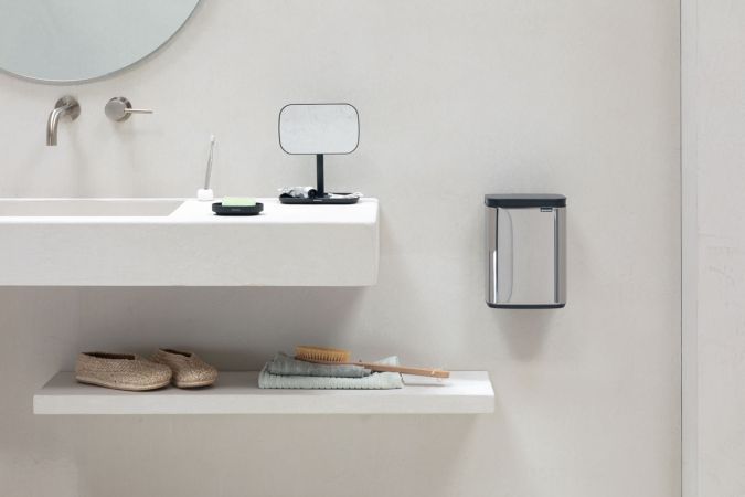 Brabantia Bo Afvalemmer 4 Liter - Brilliant Steel