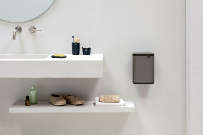 Brabantia Bo Afvalemmer 4 Liter - Platinum