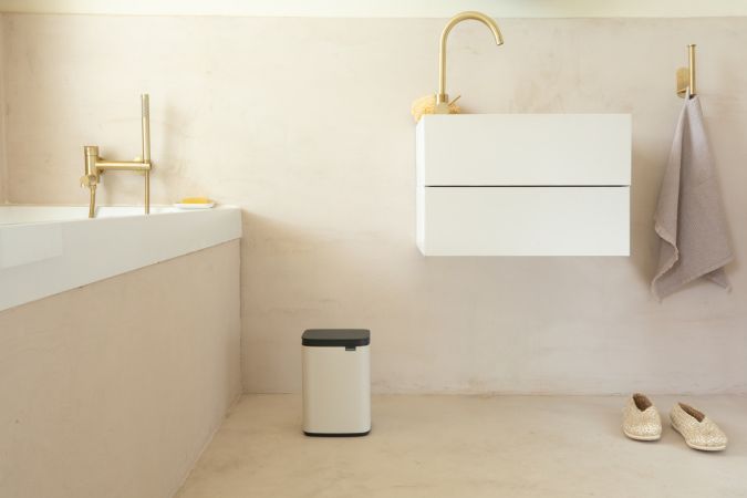 Brabantia Bo Afvalemmer 4 Liter - Soft Beige