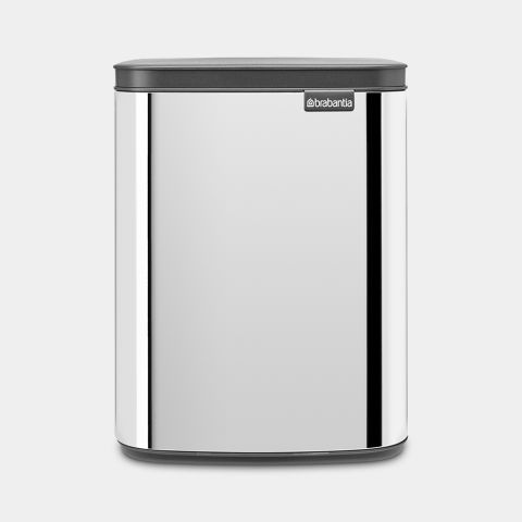 brabantia Bo Afvalemmer 7 liter - Brilliant Steel