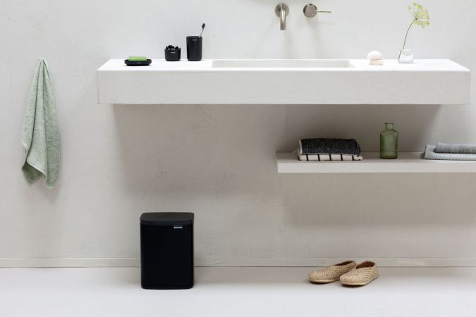 Brabantia Bo Afvalemmer 7 Liter - Matt Black