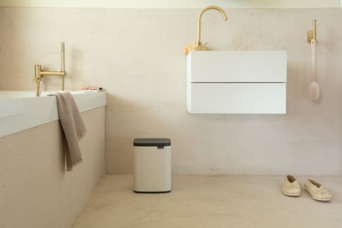 Brabantia Bo Afvalemmer 7 Liter - Soft Beige