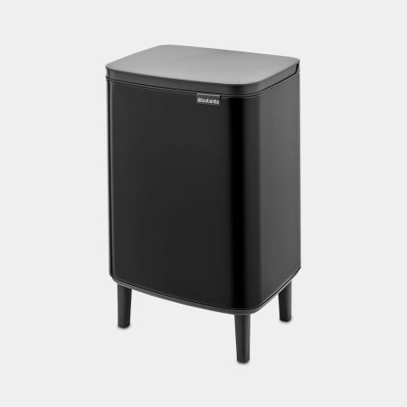 Brabantia Bo Hi Afvalemmer 12L - Matt Black
