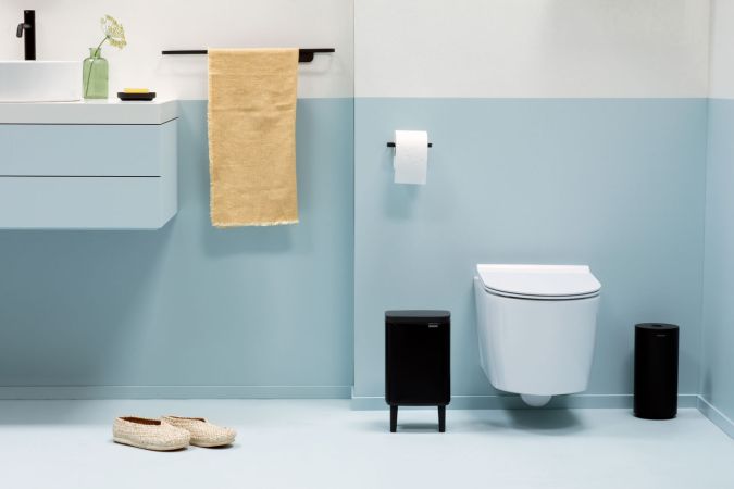 Brabantia Bo Hi Afvalemmer 4L - Matt Black