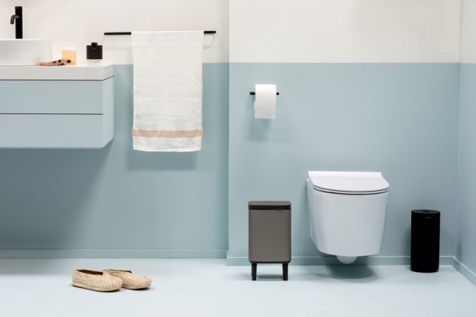 Brabantia Bo Hi Afvalemmer 4L - Platinum