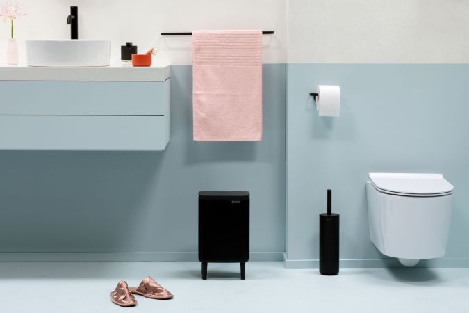 Brabantia Bo Hi Afvalemmer 7L - Matt Black