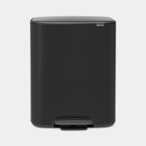 brabantia Bo Pedaalemmer 60 liter - Matt Black