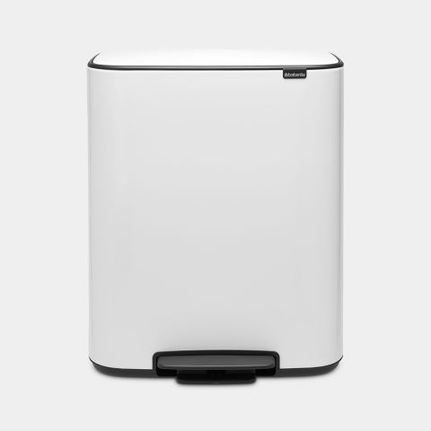 brabantia Bo Pedaalemmer 60 liter - White
