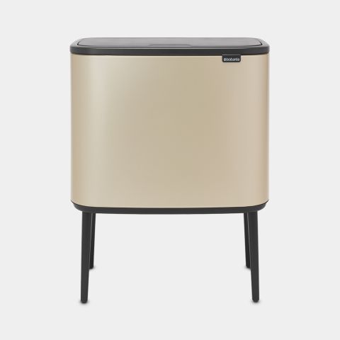 brabantia Bo Touch Bin 3 x 11 liter - Metallic Gold