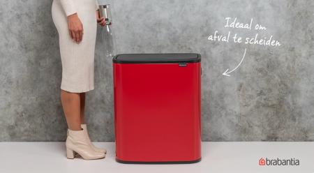 Brabantia Bo Touch Bin 60 Liter - Confident Grey