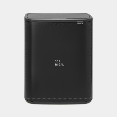 Brabantia Bo Touch Bin 60 Liter - Matt Black