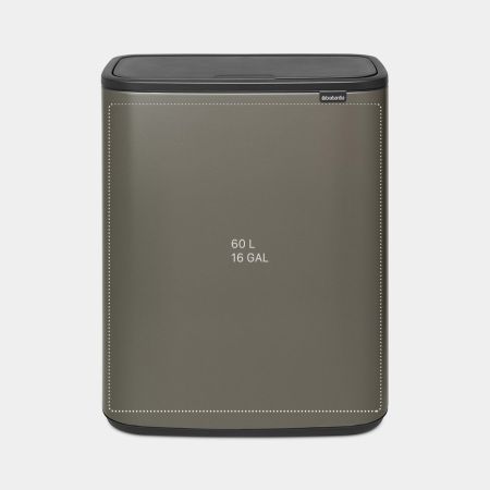 Brabantia Bo Touch Bin 60 Liter - Platinum