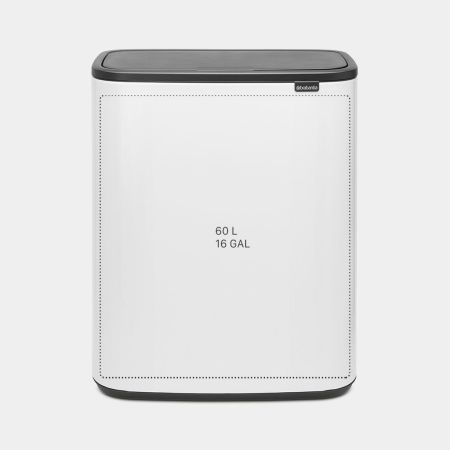 Brabantia Bo Touch Bin 60 Liter - White