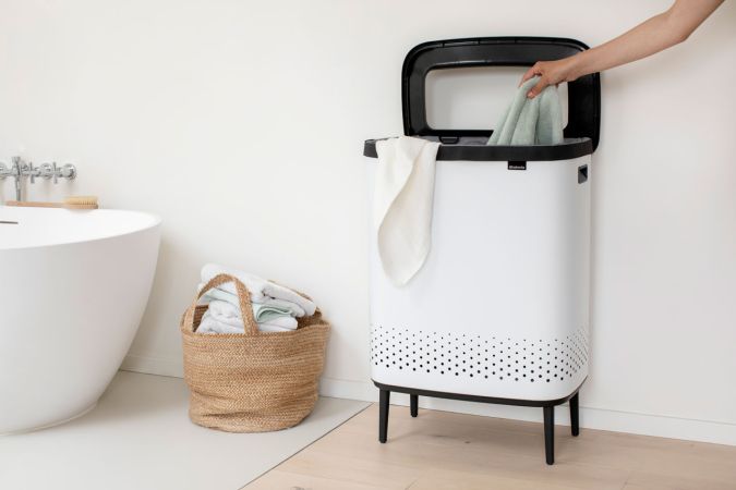 Brabantia Bo Wasbox Hi 2 X 45 Liter - White