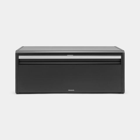 brabantia Broodtrommel met Klepdeksel Matt Black