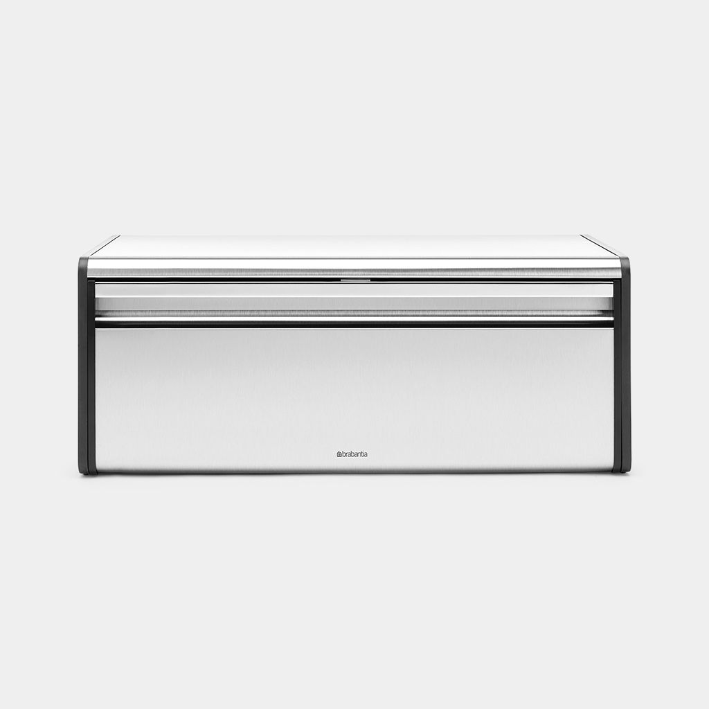 brabantia Broodtrommel met Klepdeksel Matt Steel