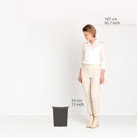 Brabantia Inbouwemmer Built-in Bin 10 Liter - Black