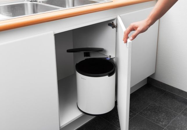 Brabantia Inbouwemmer Built-in Bin 15 Liter - White