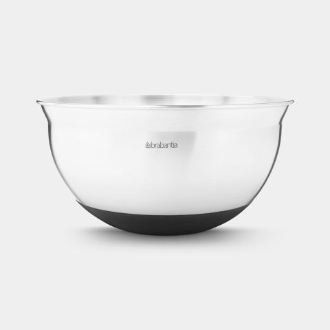 brabantia Mengkom 1.6 liter - Matt Steel / Black