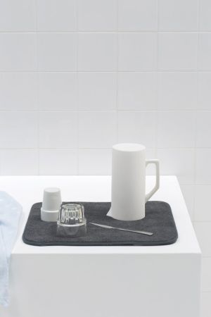 Brabantia Microvezel Afdruipmat SinkSide - Dark Grey