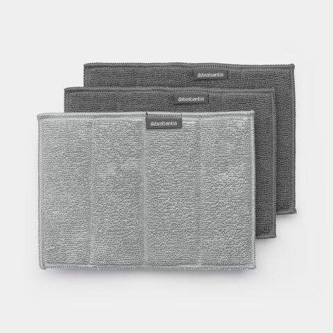 brabantia Microvezel Sponsdoekjes Set van 3 - Mixed