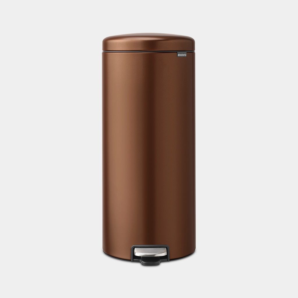 brabantia NewIcon Pedaalemmer 30 liter - Warm Bronze