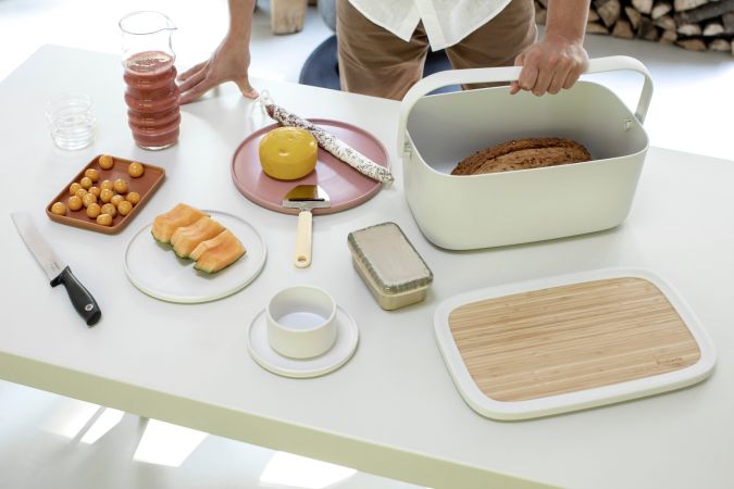 Brabantia Nic Broodtrommel Light Grey