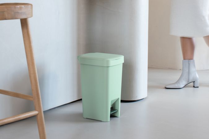 Brabantia Pedaalemmer StepUp 10 Liter - Jade Green