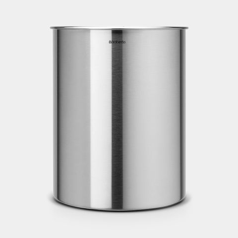 brabantia Prullenbak 15 liter - Matt Steel