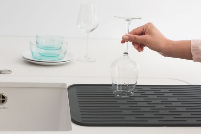Brabantia Silicone Afdruipmat SinkSide - Dark Grey