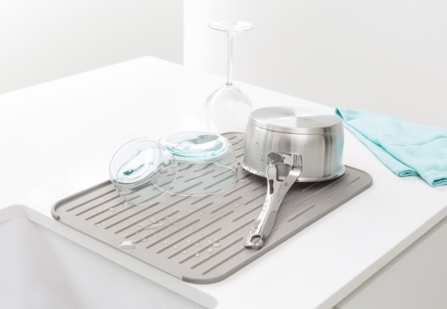 Brabantia Silicone Afdruipmat SinkSide - Mid Grey