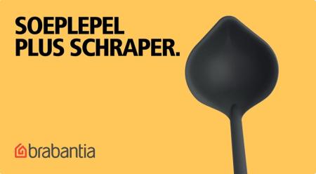 Brabantia Soeplepel Plus Schraper TASTY+ - Jade Green