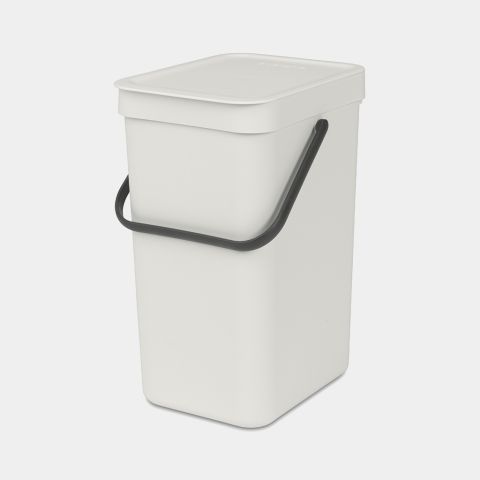 brabantia Sort & Go Afvalemmer 12 liter - Light Grey
