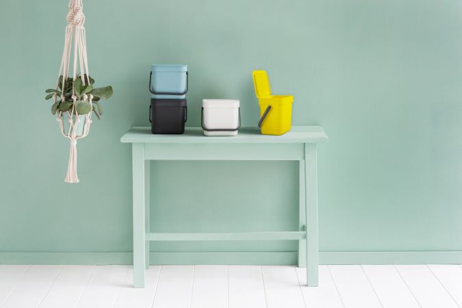 Brabantia Sort & Go Afvalemmer 3 Liter - Grey