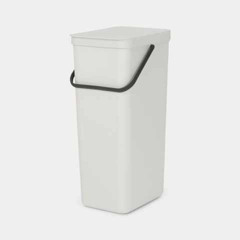 brabantia Sort & Go afvalemmer 40 liter - Light Grey