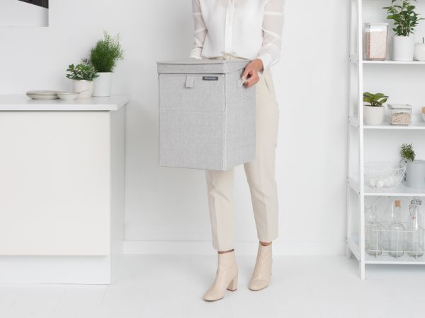 Brabantia Stapelbare Wasbox 35 Liter - Grey