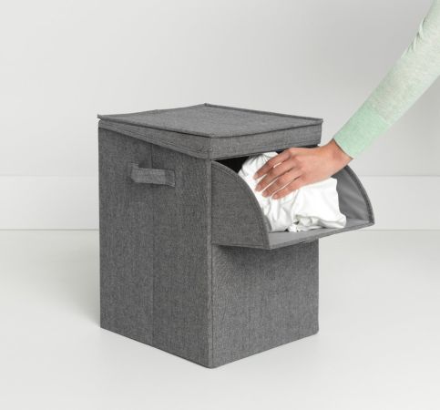 Brabantia Stapelbare Wasbox 35 Liter - Pepper Black