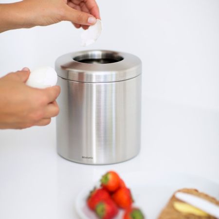 Brabantia Tafelafvalbakje 2.3 Liter - Matt Steel
