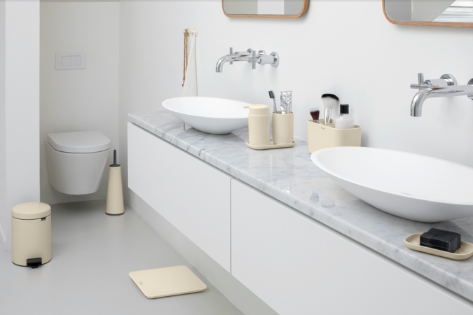 Brabantia Toiletborstel En Houder ReNew - Soft Beige