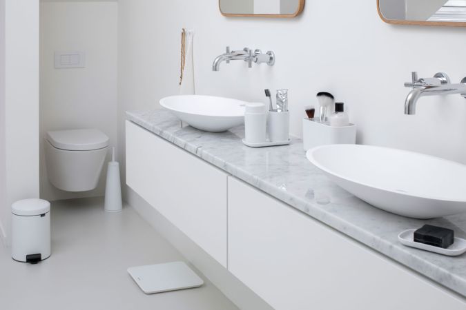 Brabantia Toiletborstel En Houder ReNew - White