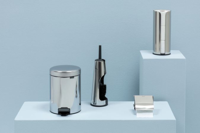 Brabantia Toiletrolhouder ReNew - Brilliant Steel