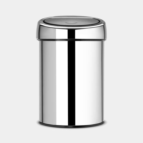 brabantia Touch Bin 3 liter - Brilliant Steel