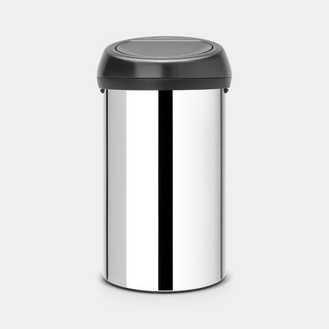 brabantia Touch Bin 60 liter - Brilliant Steel