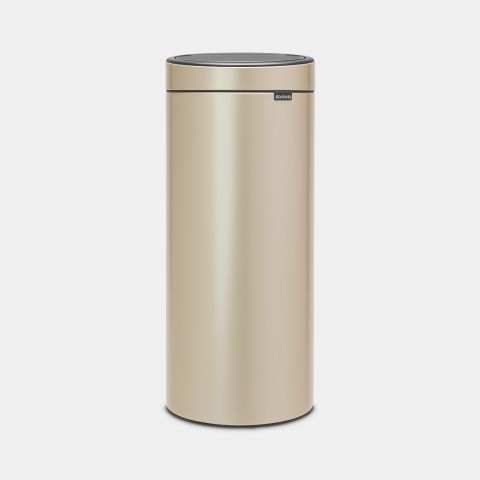 brabantia Touch Bin New 30 liter - Metallic Gold brabantia Touch Bin New 30 liter - Metallic Gold