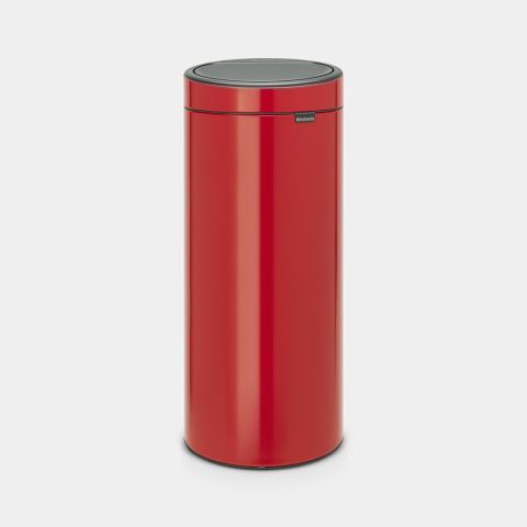 brabantia Touch Bin New 30 liter - Passion Red